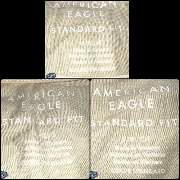 American Eagle AE Mens Citron/Cream Logo Graphic T-Shirt/Tee | NEW/NWT!! - Picture 11 of 13